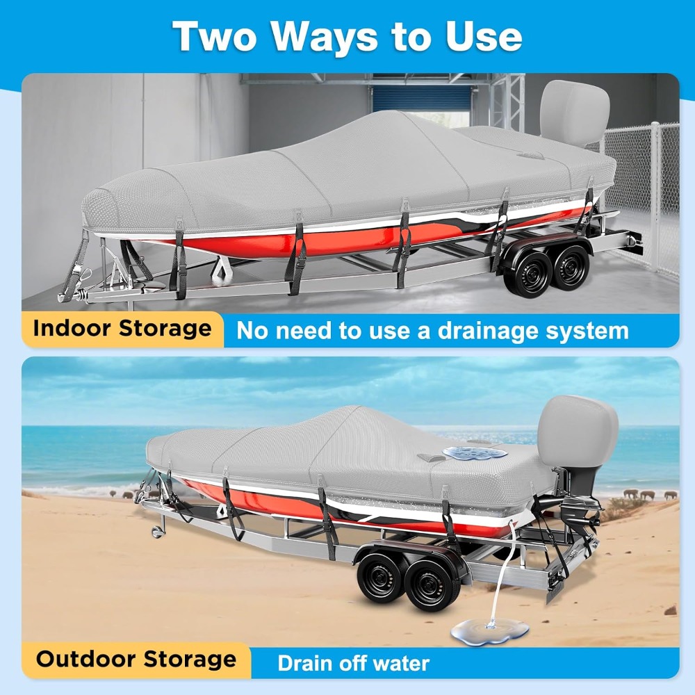 Boat Cover 20-22ft, 1200D Wate – обзор и цена Fishing Boat Trailer