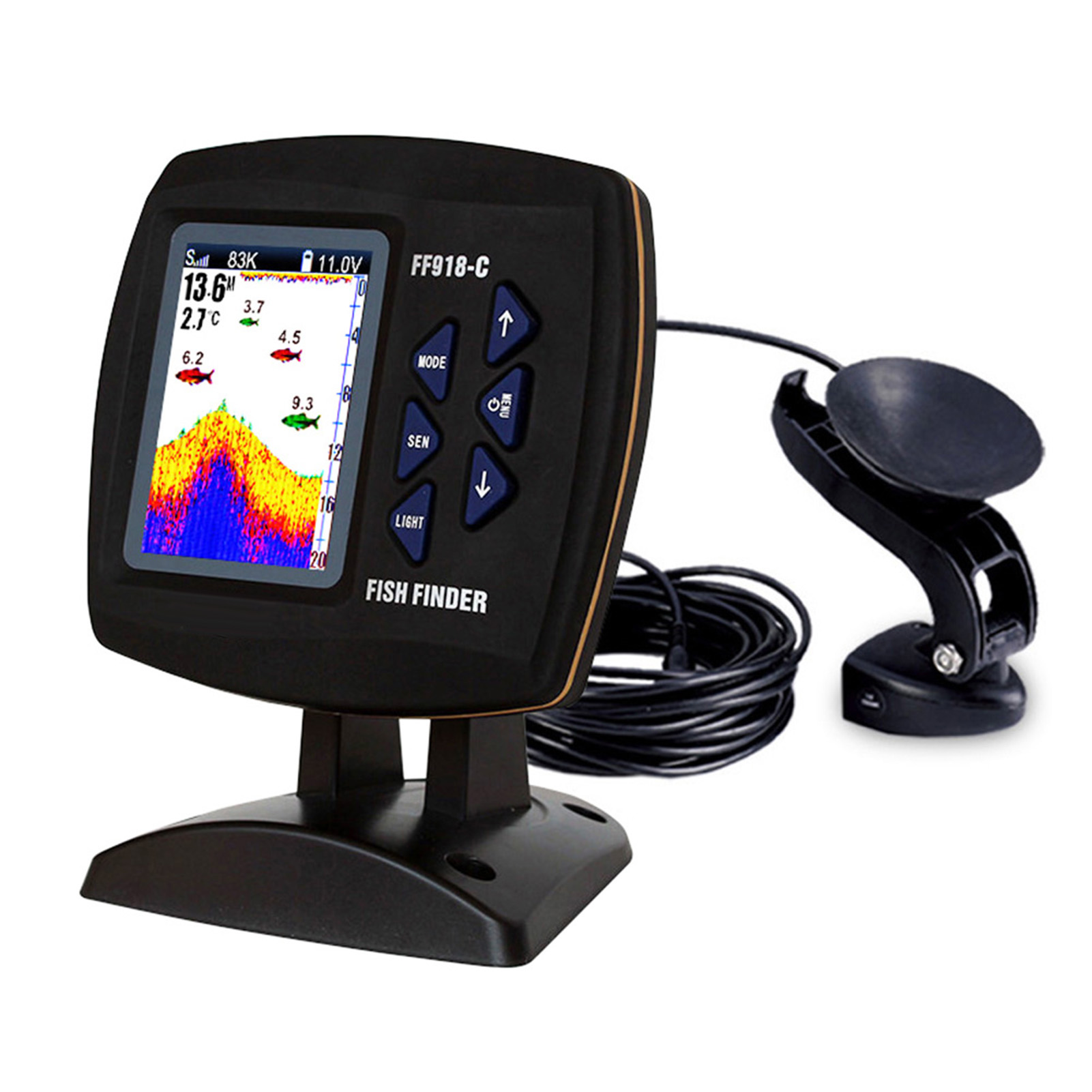 Color Screen Wired Fish Finder – обзор и цена Fishing Boat Depth Finder