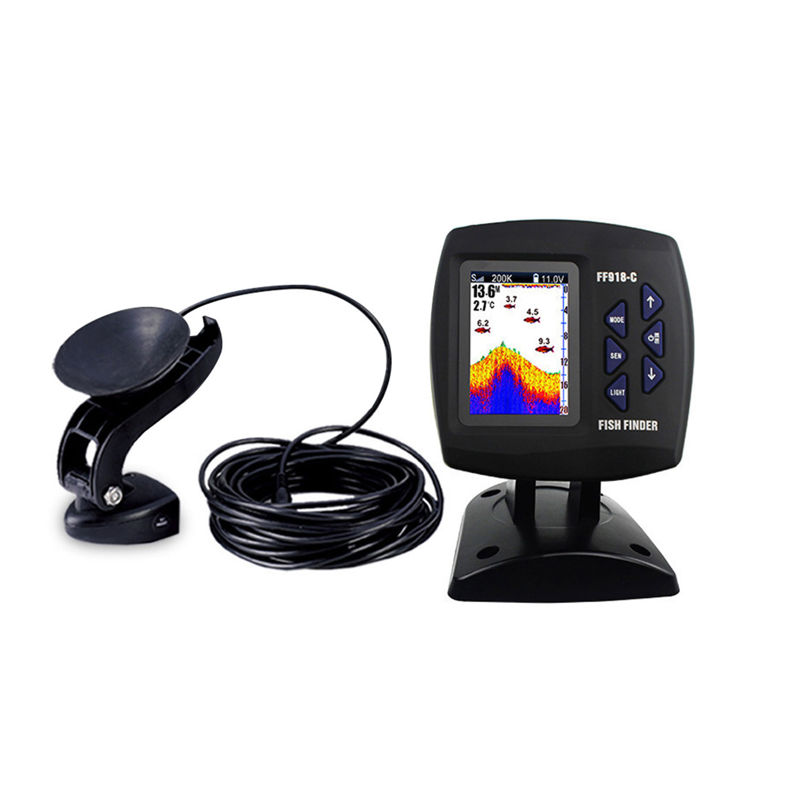Color Screen Wired Fish Finder – обзор и цена Fishing Boat Depth Finder
