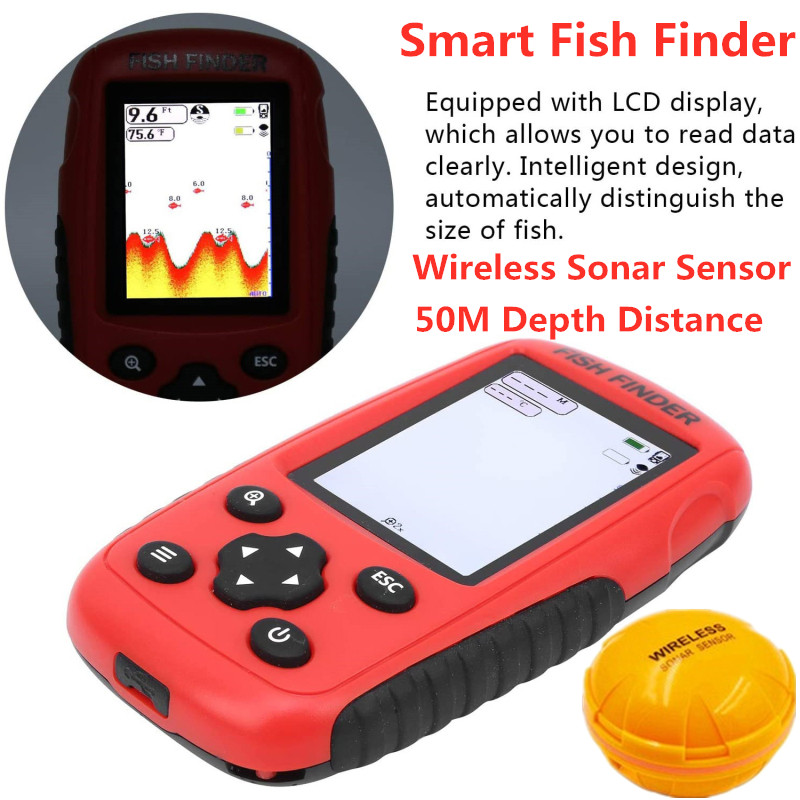 Fish finder wireless Wireless  – обзор и цена Fishing Boat Depth Finder