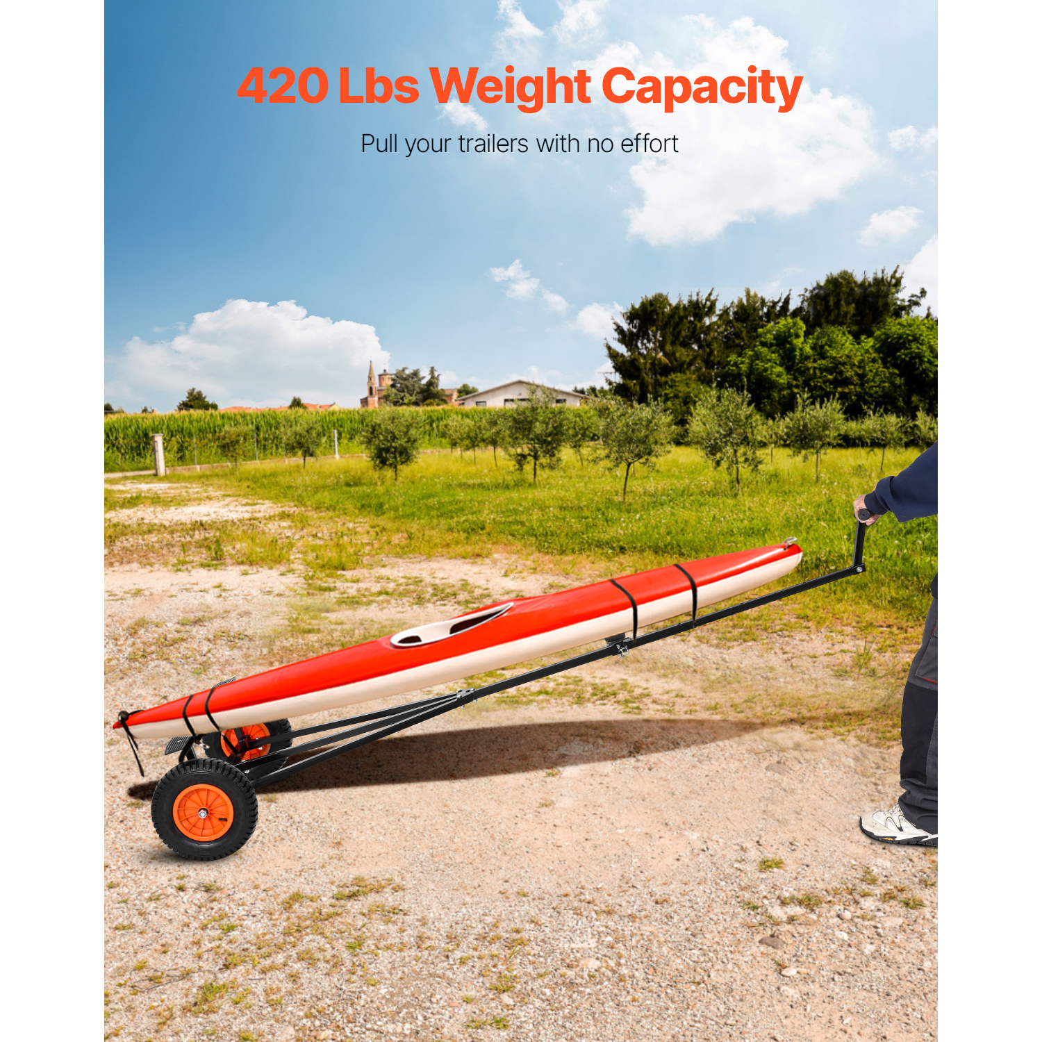 SucceBuy 420lbs Boat Trailer D – обзор и цена Fishing Boat Oar