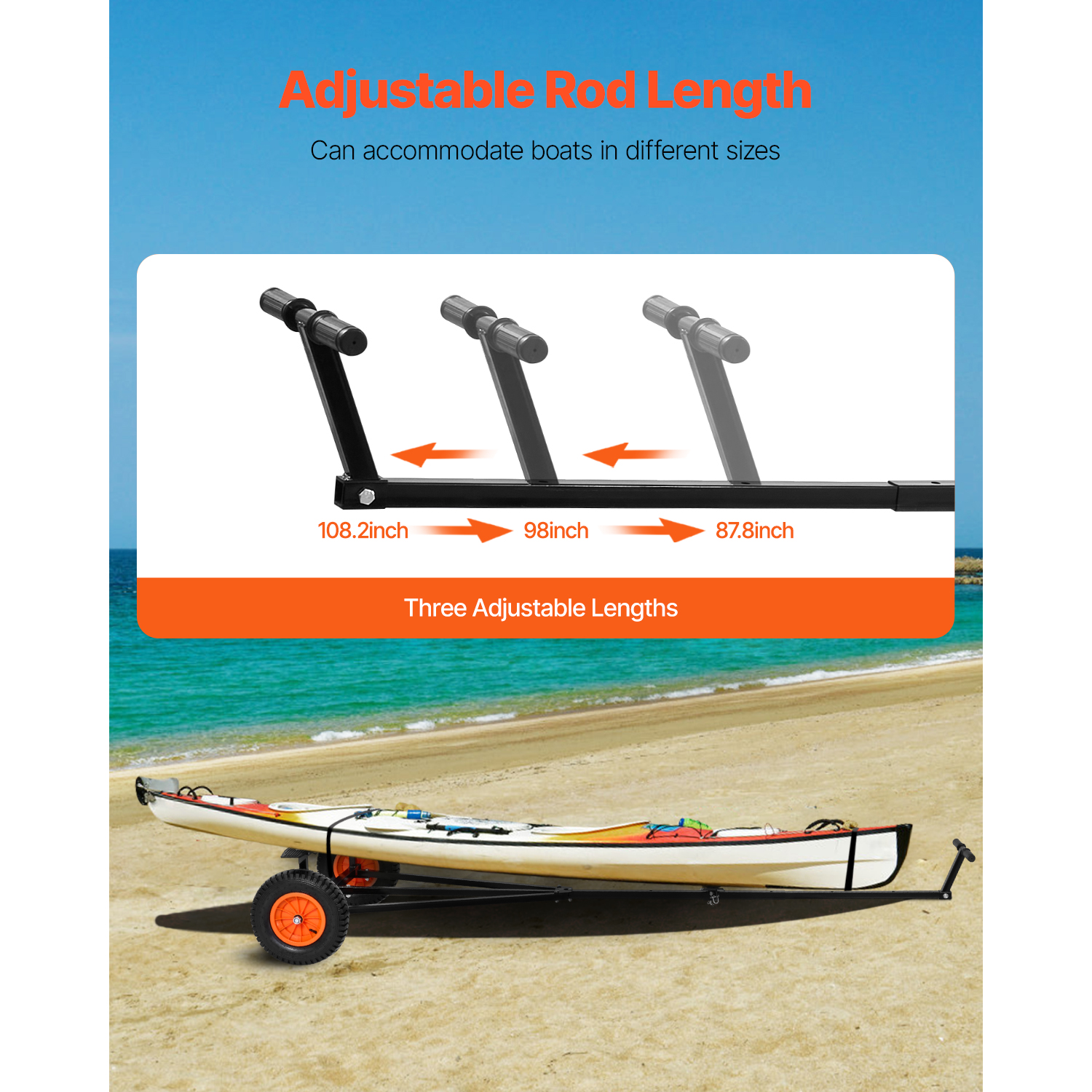SucceBuy 420lbs Boat Trailer D – обзор и цена Fishing Boat Oar