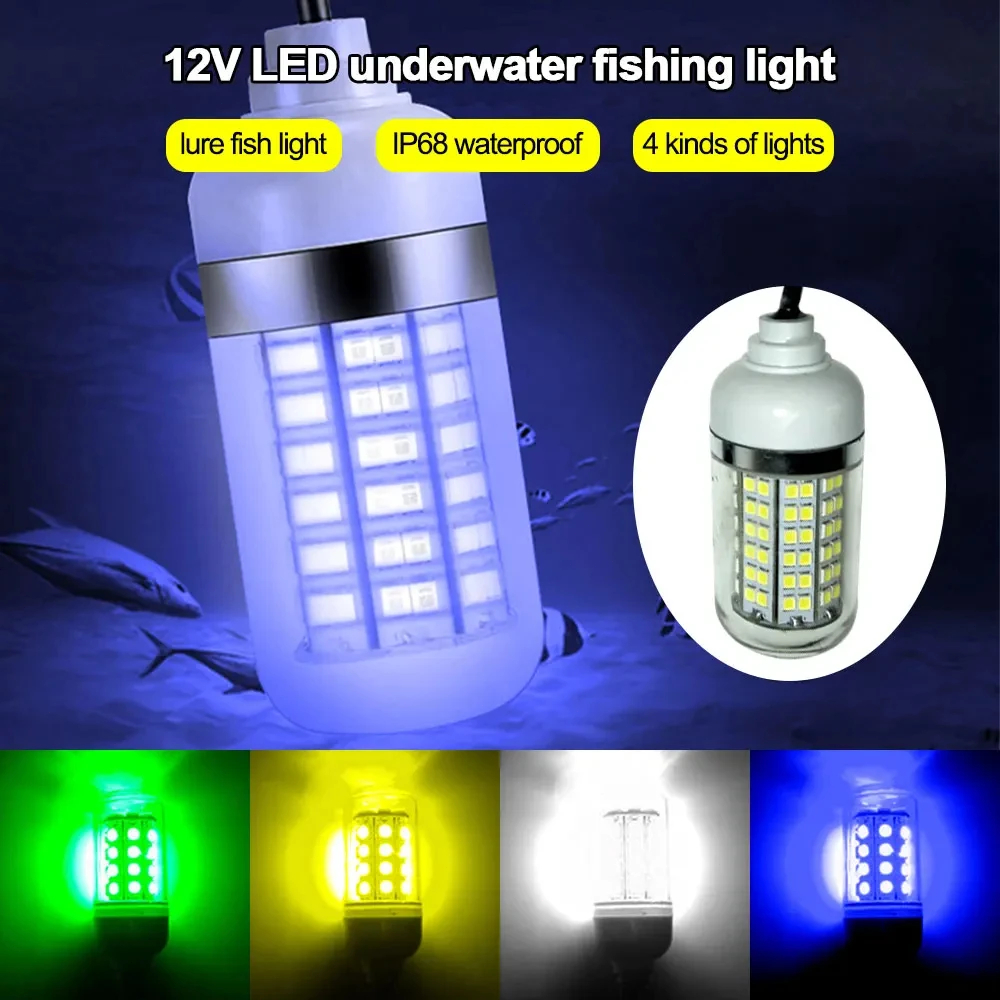 12V Underwater Lamp 15W 108 LE – обзор и цена Fishing Boat Depth Finder