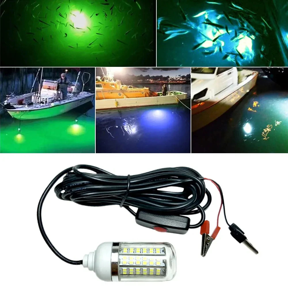 12V Underwater Lamp 15W 108 LE – обзор и цена Fishing Boat Depth Finder