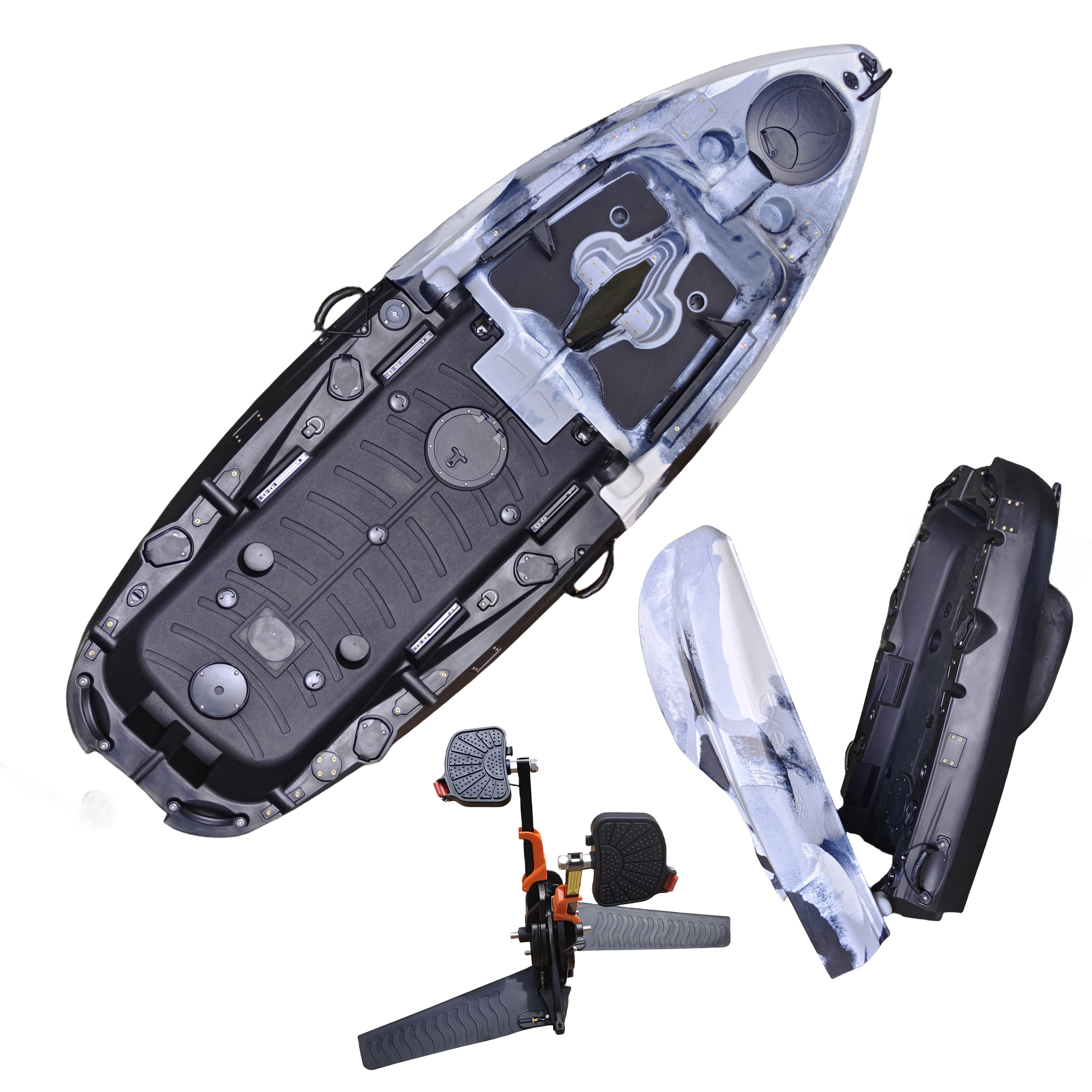 Plastic Kayak Pedal Kayak Fish – обзор и цена Fishing Boat Seat