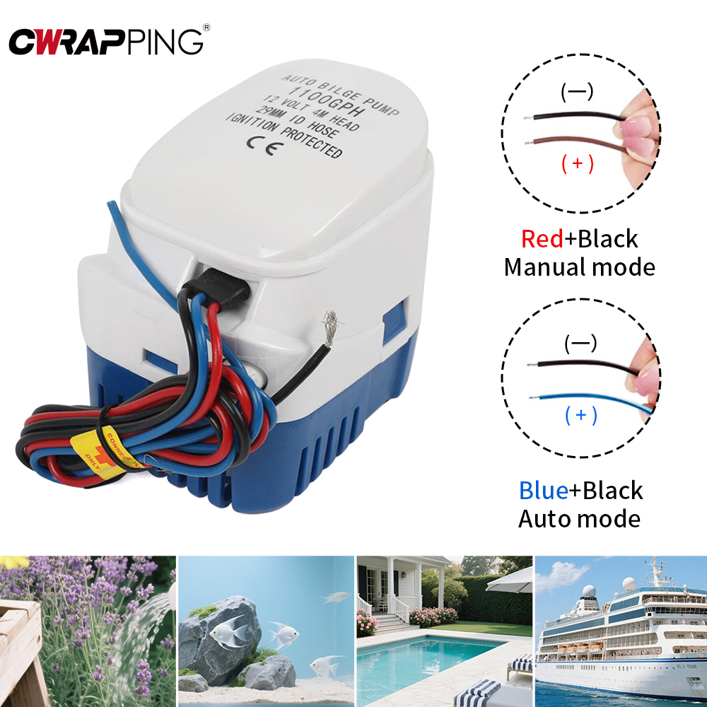 Car RV Bilge Pump for Boats Ac – обзор и цена Fishing Boat Bilge Pump