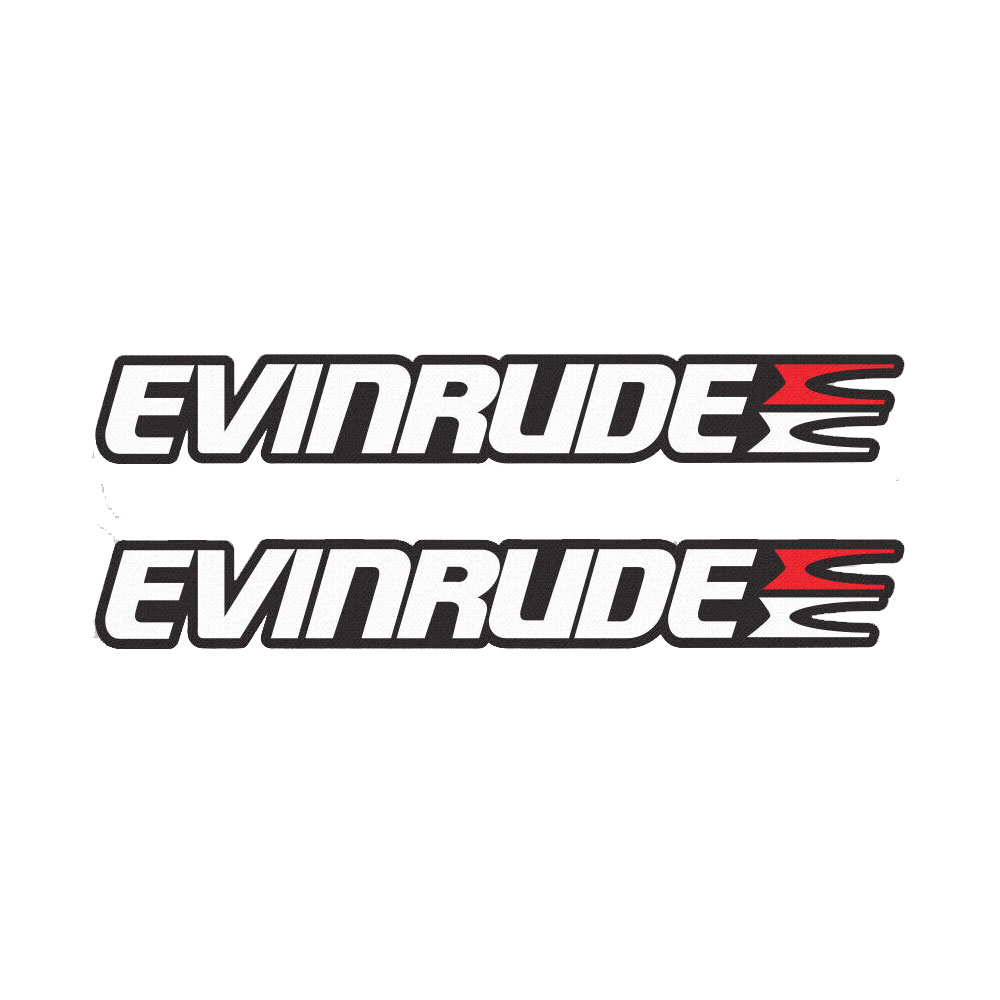 2pcs for Evinrude sticker deca – обзор и цена Fishing Boat Outboard Motor