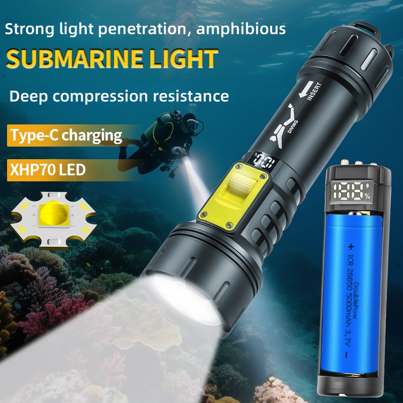 New XHP70 Diving Flashlight IP – обзор и цена Fishing Boat Cover