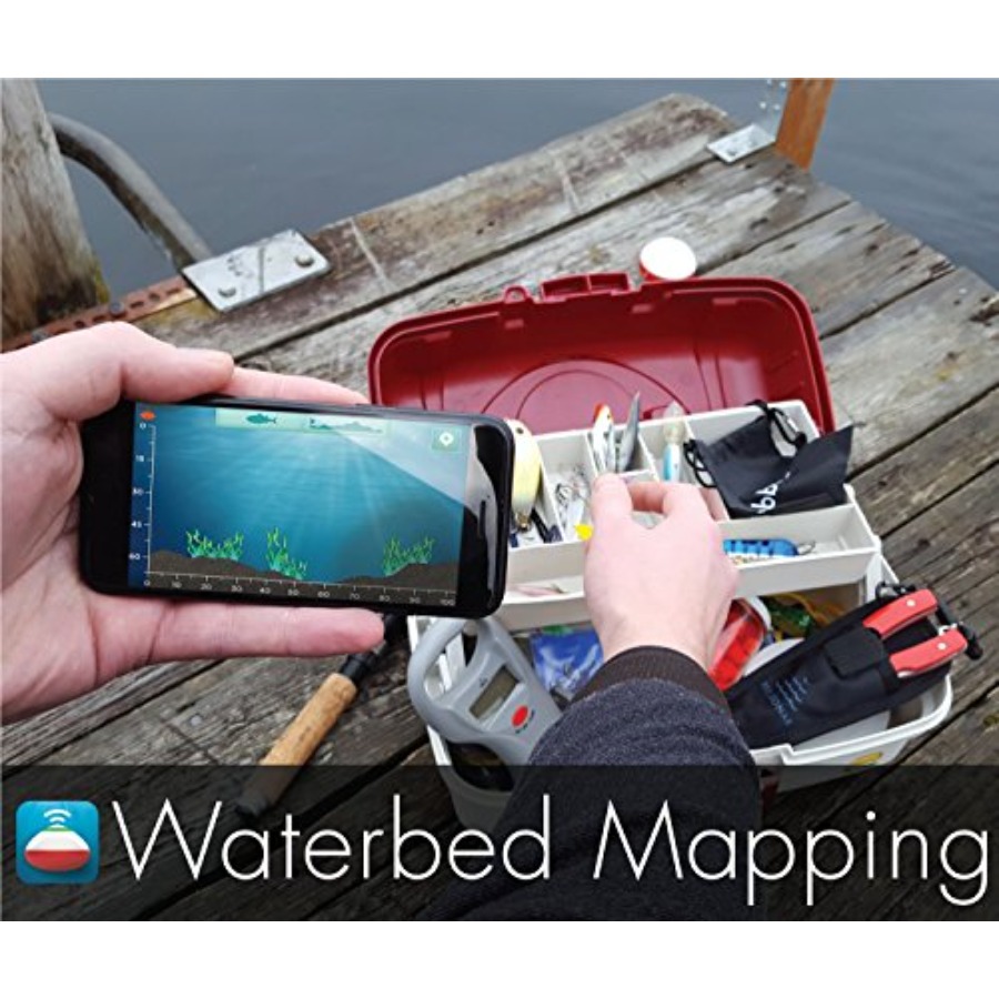 Portable wireless Bluetooth fi – обзор и цена Fishing Boat Depth Finder