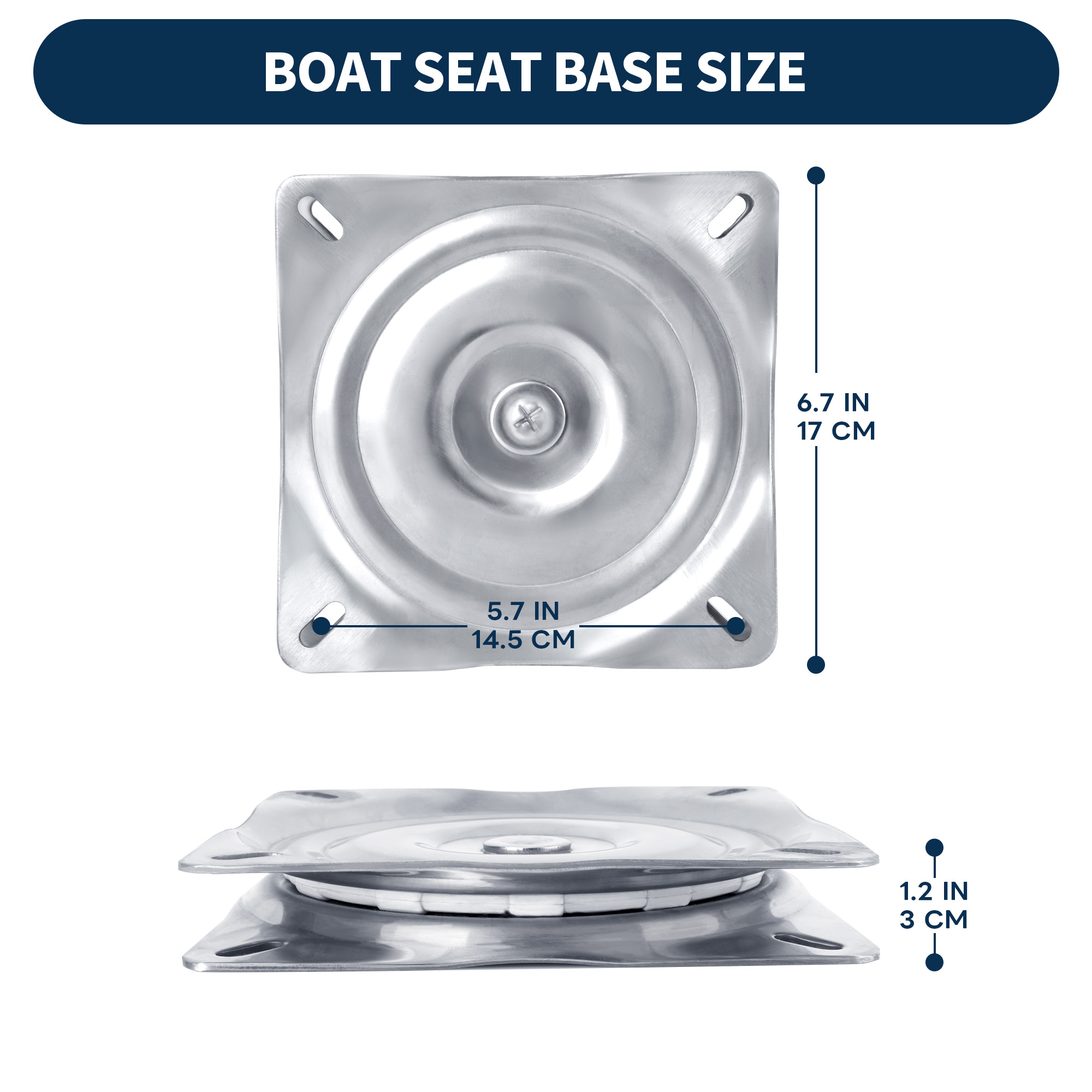 Boat Seat Swivel, 316 Stainles – обзор и цена Fishing Boat Seat