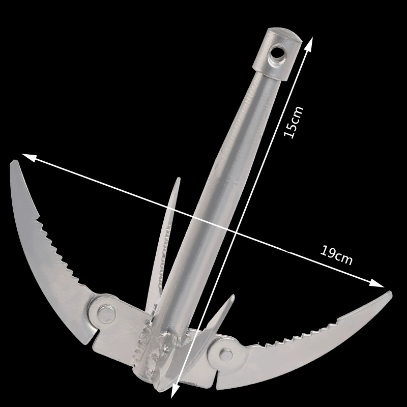 4 Claw Anchor Sickle Foldable  – обзор и цена Fishing Boat Anchor