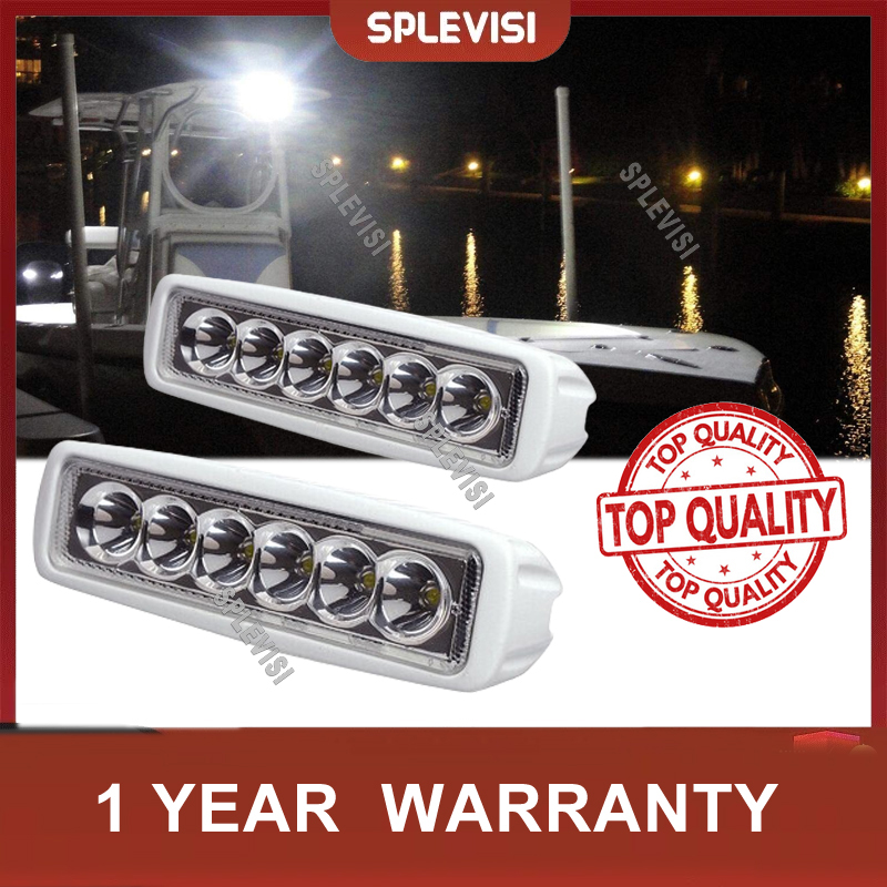 2pcs 12V 6 LED Deck Marine Spr – обзор и цена Fishing Boat Trailer