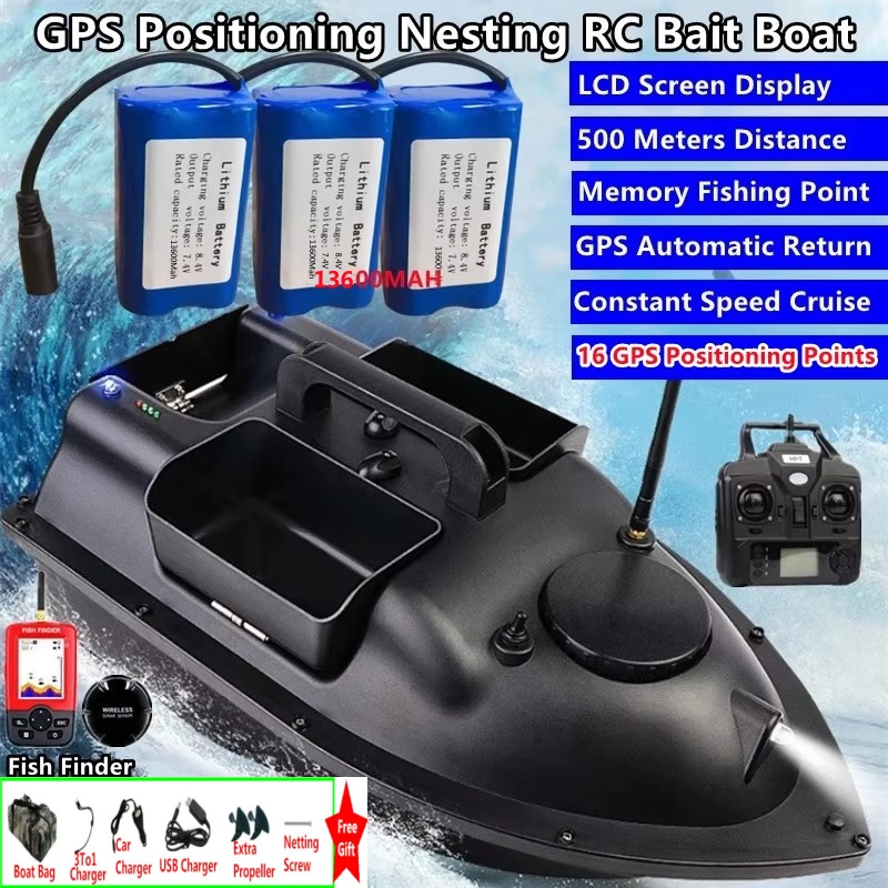 Sonar Finder 16 GPS Auto Retur – обзор и цена Fishing Boat Depth Finder