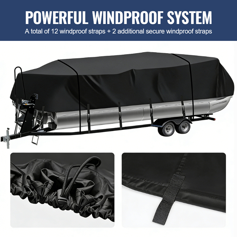 Oxford Waterproof Boat Cover L – обзор и цена Fishing Boat Cover