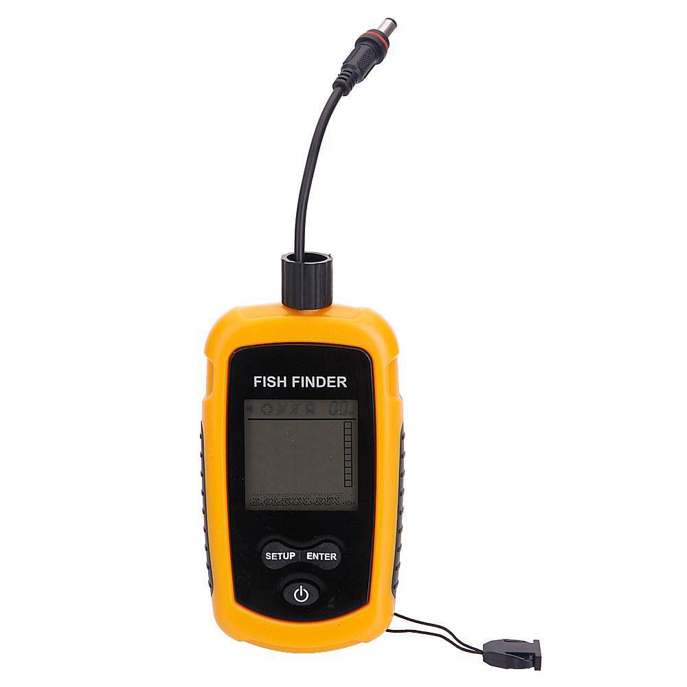 Alarm 100M Portable Sonar Fish – обзор и цена Fishing Boat Depth Finder