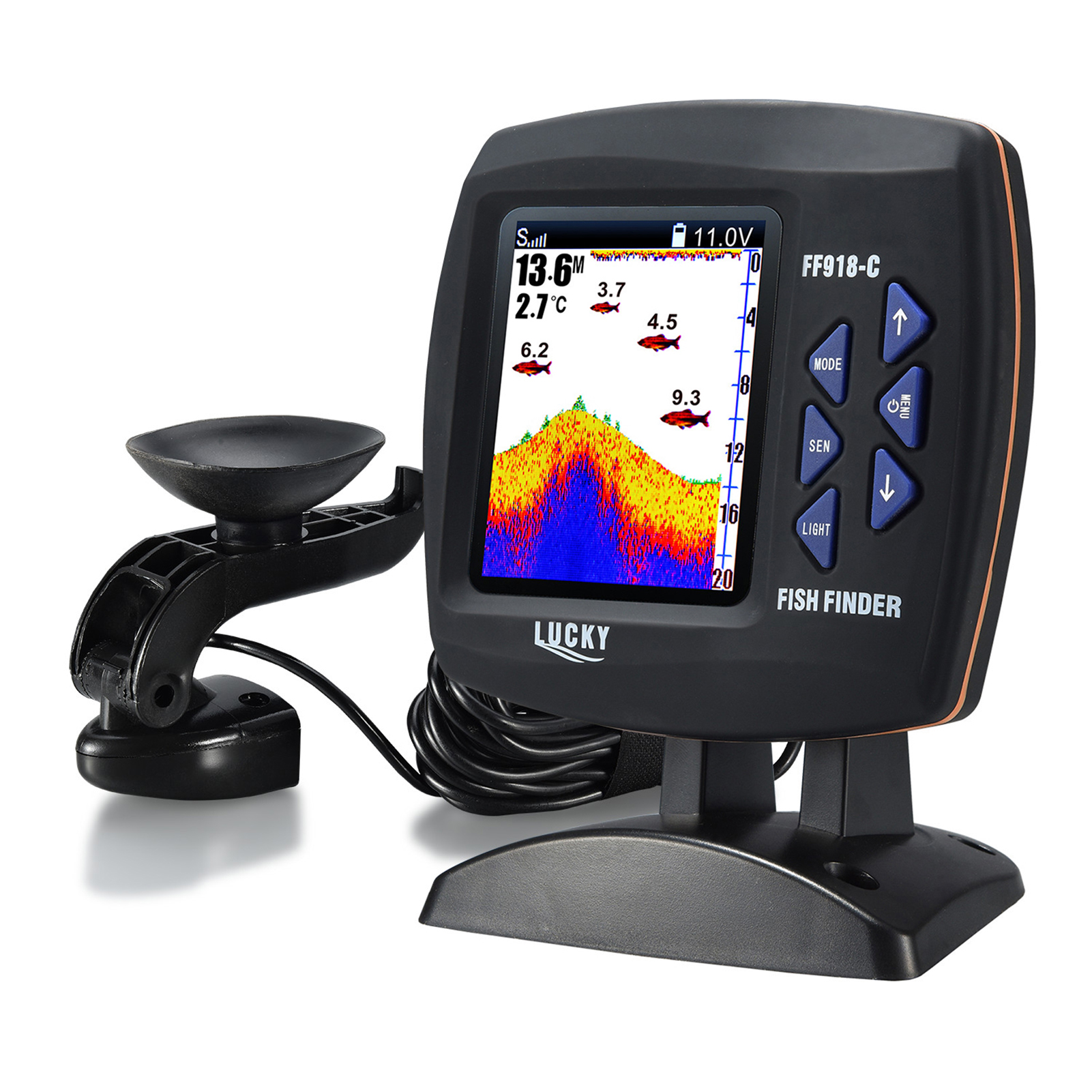 Fish Finder Wireless Sonar Sen – обзор и цена Fishing Boat Depth Finder