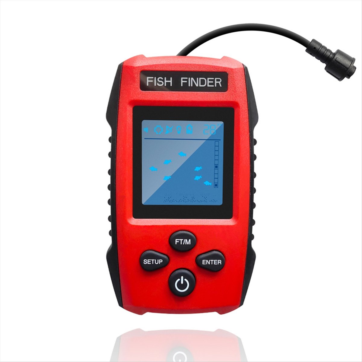Color LCD Fish Finder Wired So – обзор и цена Fishing Boat Depth Finder
