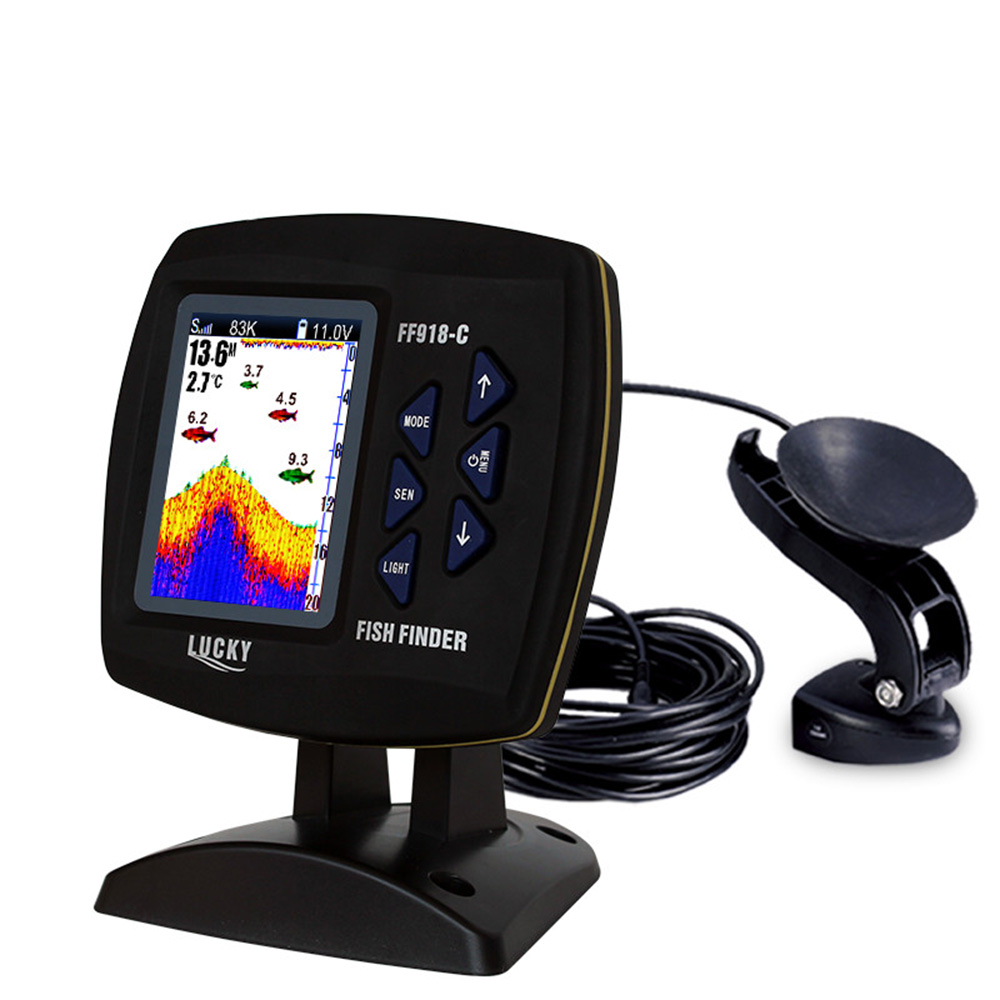 FF918-C100DS Color Screen Wire – обзор и цена Fishing Boat Depth Finder