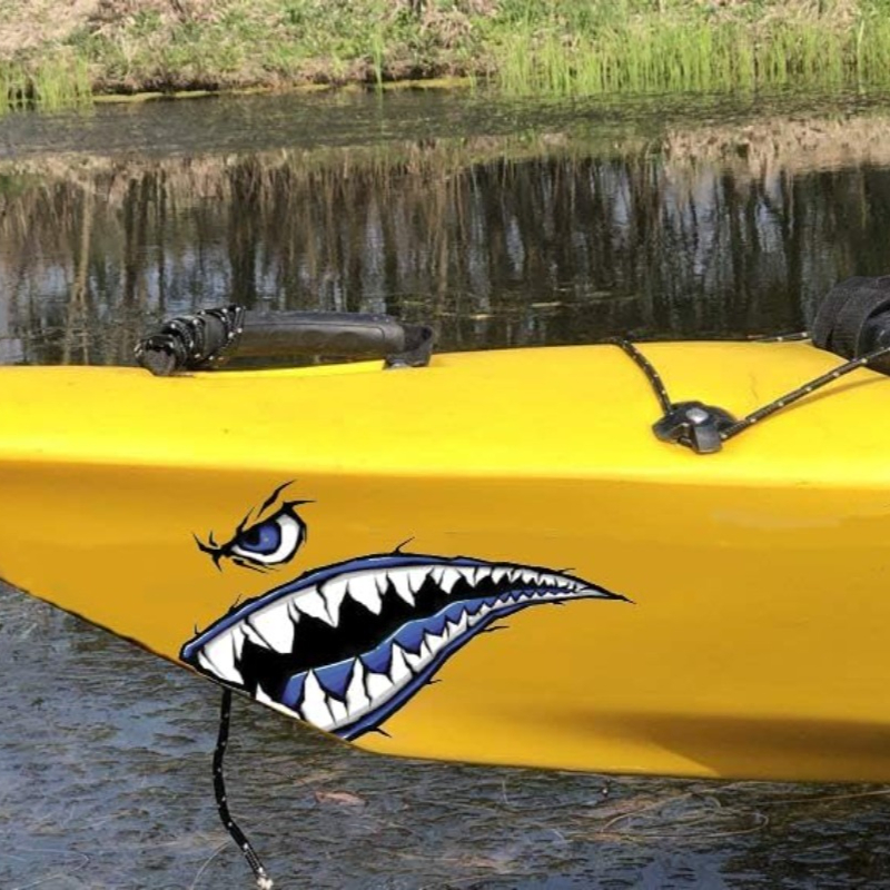 2PCS Shark Teeth Mouth Boat St – обзор и цена Fishing Boat Oar