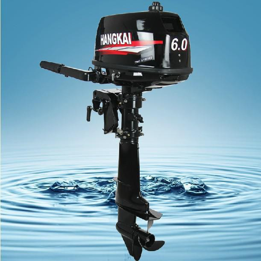 Hangkai 6Hp 2 Stroke Fishing B – обзор и цена Fishing Boat Outboard Motor