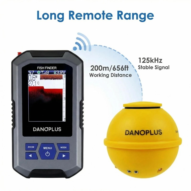 Portable Castable Fishfinder W – обзор и цена Fishing Boat Depth Finder