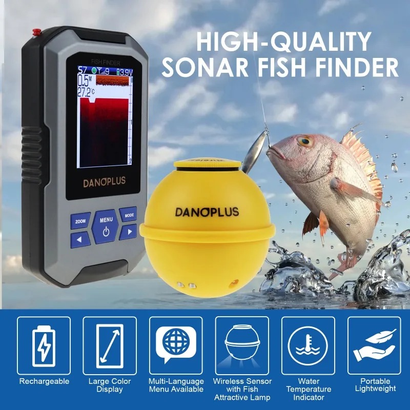 Portable Castable Fishfinder W – обзор и цена Fishing Boat Depth Finder
