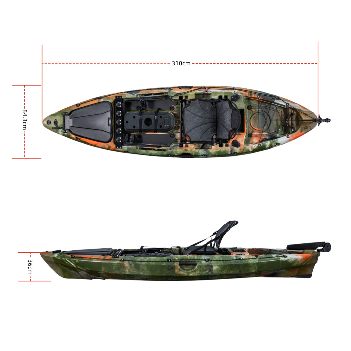 LSF First-class Single Fishing – обзор и цена Fishing Boat Oar