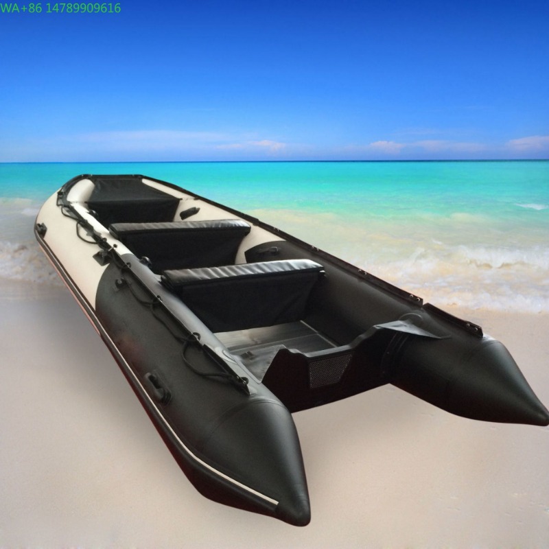 Thickened PVC 4.7 m 9-seat Res – обзор и цена Fishing Boat Inflatable
