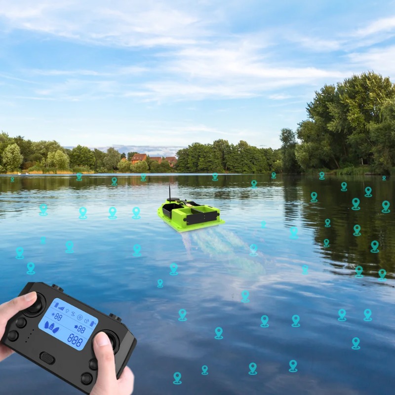 D19 GPS RC Bait Boat 600M 4 Ho – обзор и цена Fishing Boat Gps