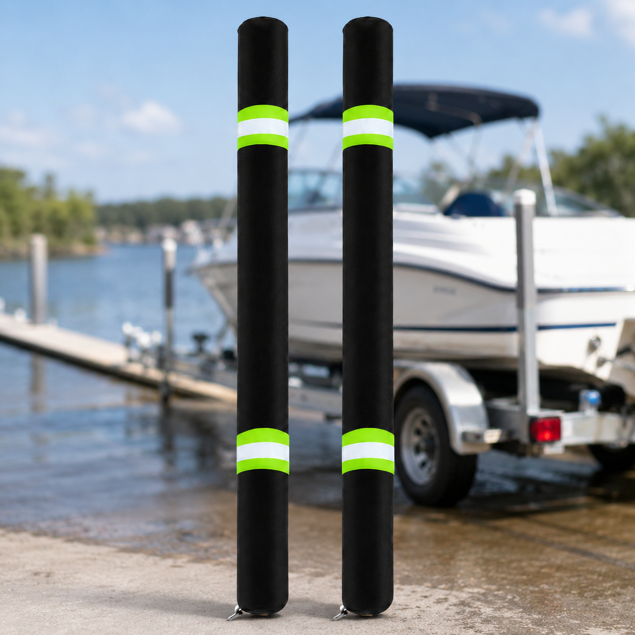 2Pcs Boat Trailer Guide Pole C – обзор и цена Fishing Boat Trailer