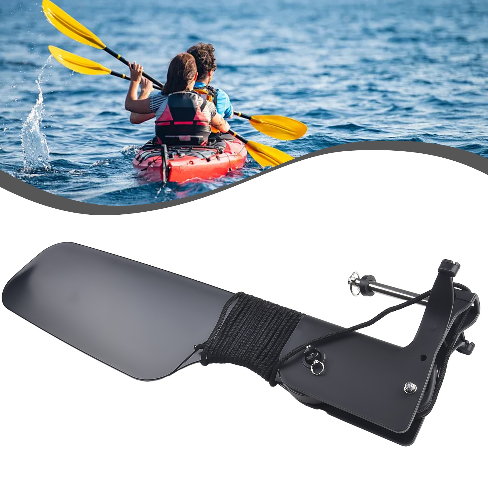 Boat Rudder for Kayak Canoe wi – обзор и цена Fishing Boat Steering Wheel